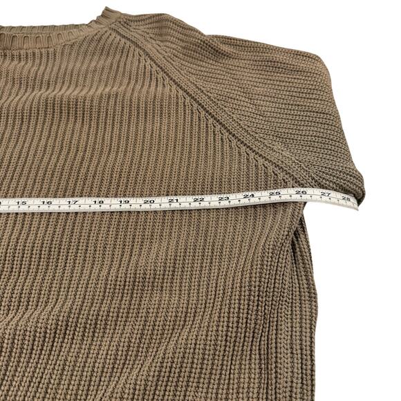 Gap Adult Large Brown Long Sleeve Sweater 100% Cotton - Picture 4 of 5